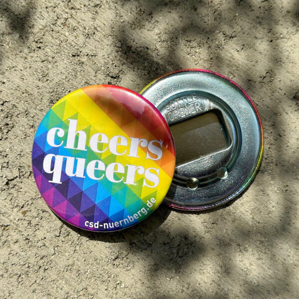 PRIDE Flaschenöffner "Cheers Queers" - NGB PRIDE