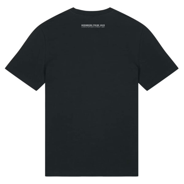 "NIE WIEDER STILL" - Motto T-Shirt NBG PRIDE 2025 - SCHWARZ – Bild 3