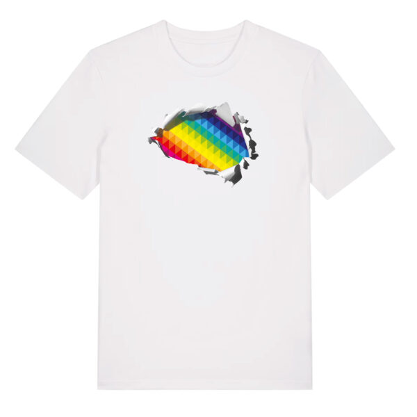 "PRIDE INSIDE" T-Shirt NBG PRIDE 2025 - WEISS – Bild 2